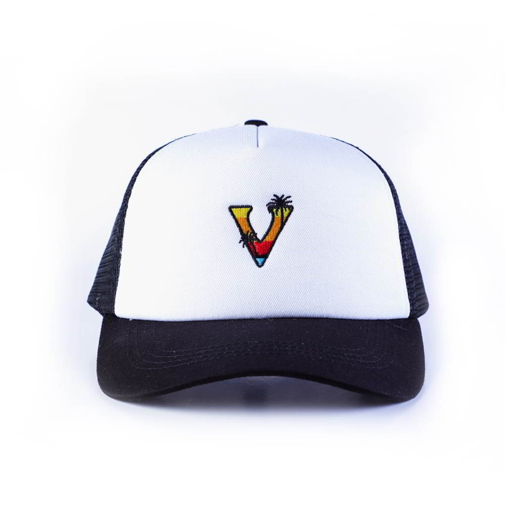 plain embroidery 5 panels sports trucker hats