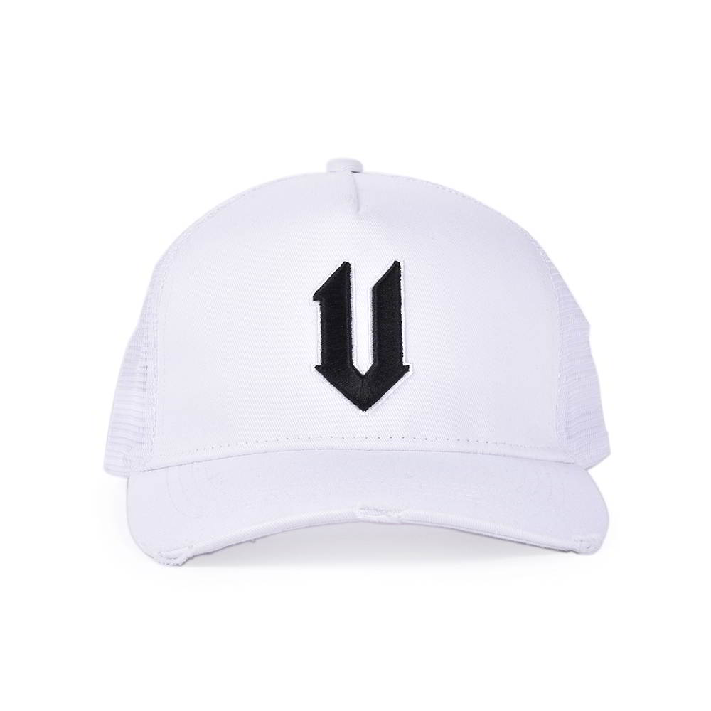 plain 3d embroidery white baseball trucker caps