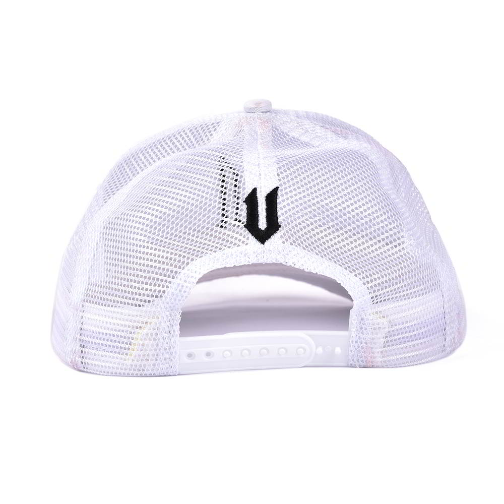 plain 3d embroidery white baseball trucker caps