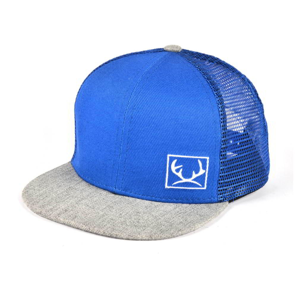 acrylic wool flat bill snapback mesh trucker caps