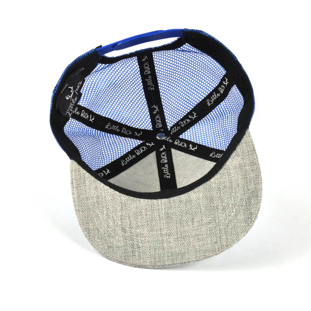 acrylic wool flat bill snapback mesh trucker caps