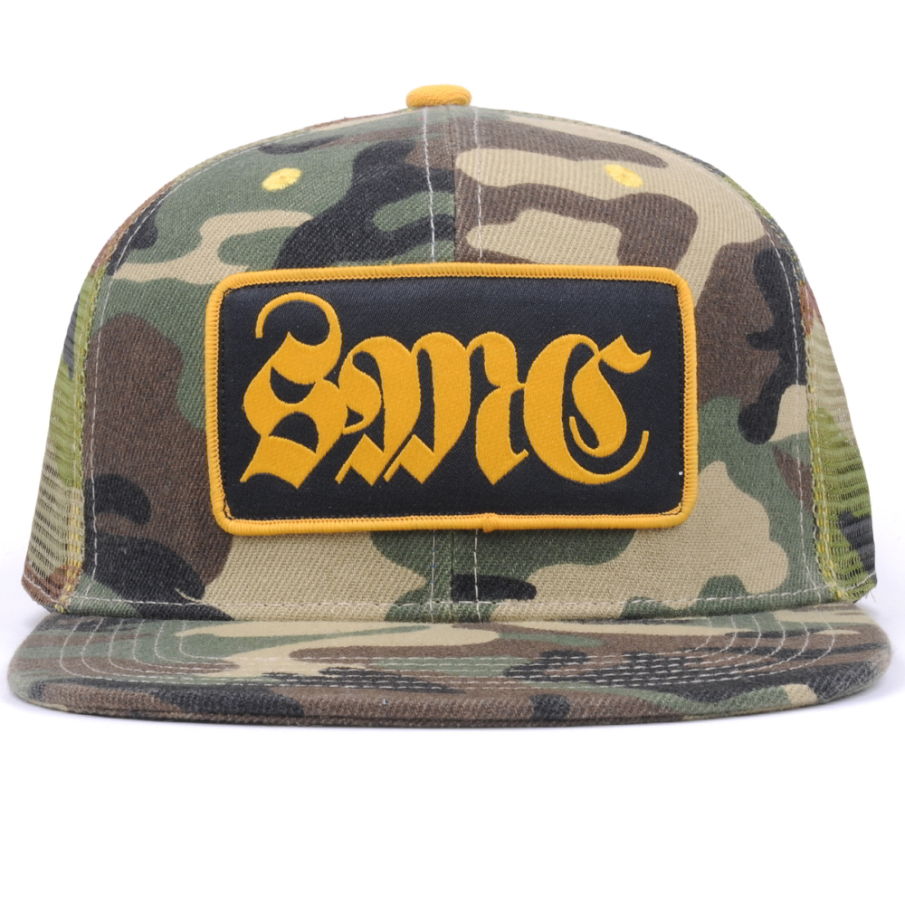 patch logo camo snapback trucker caps mesh hats