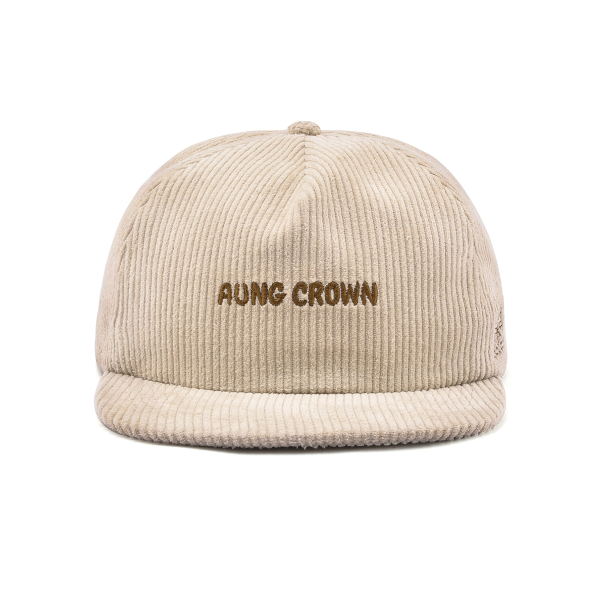 >Aung Crown designed embroidery casual warm corduroy snapback hat