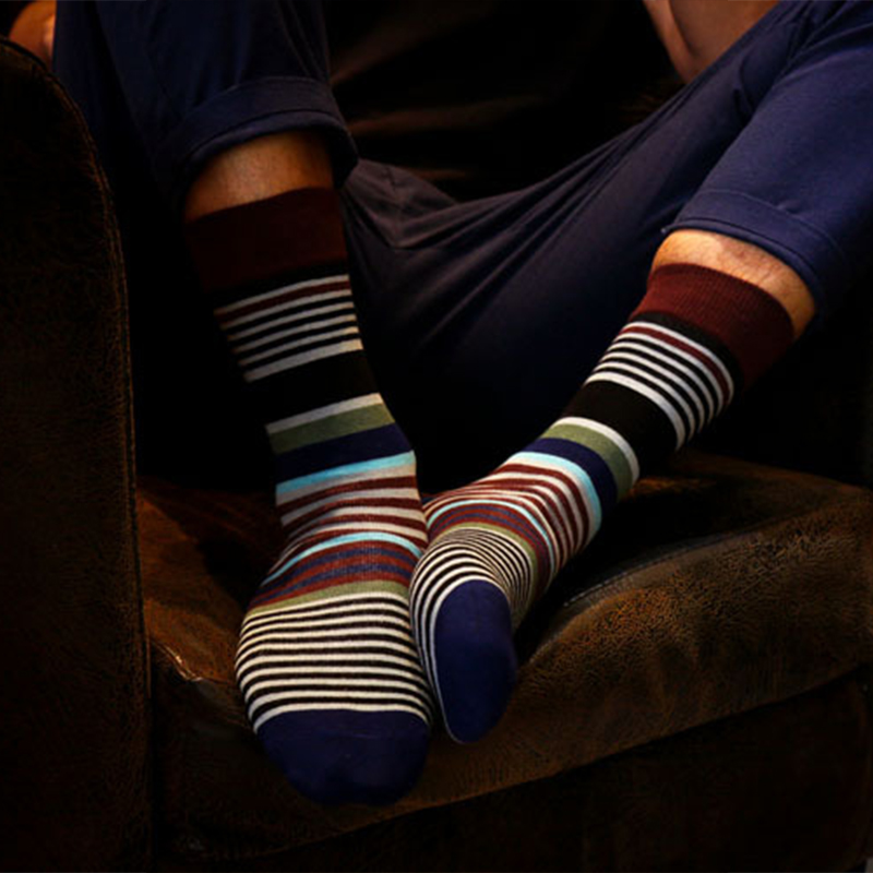 Men’s Patterned Fashion Crew Socks