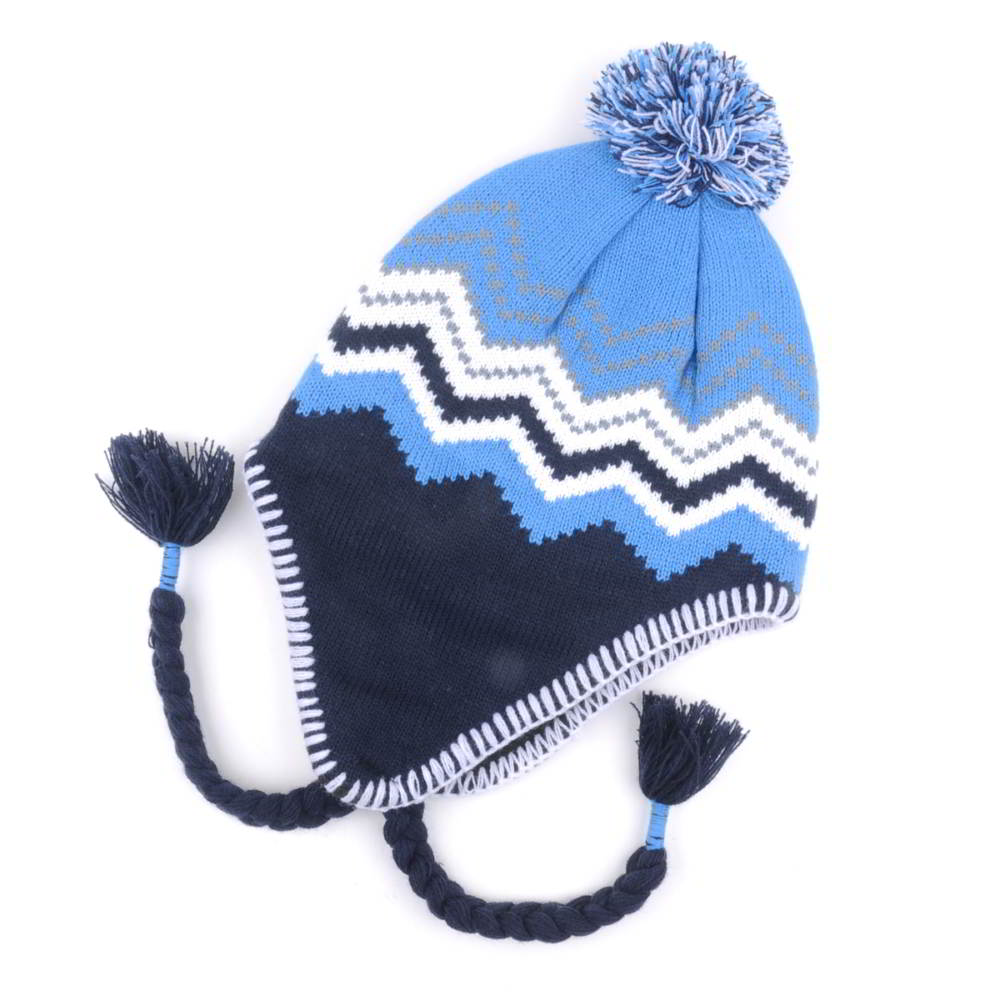 pom winter knit hats earflap beanies