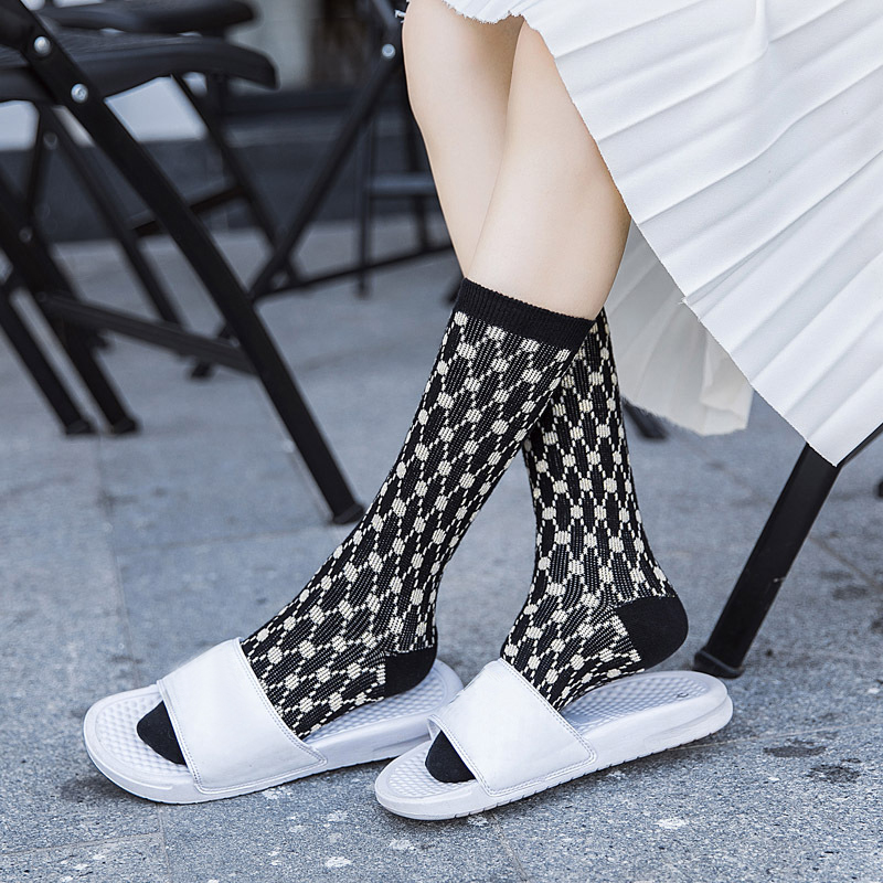 Autumn-winter style women’s street style soft crew socks