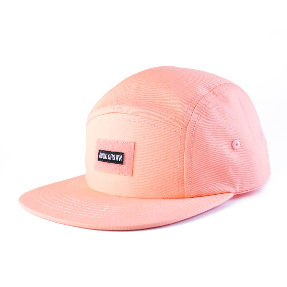 aungcrown patch flat brim snapback 5 panels caps