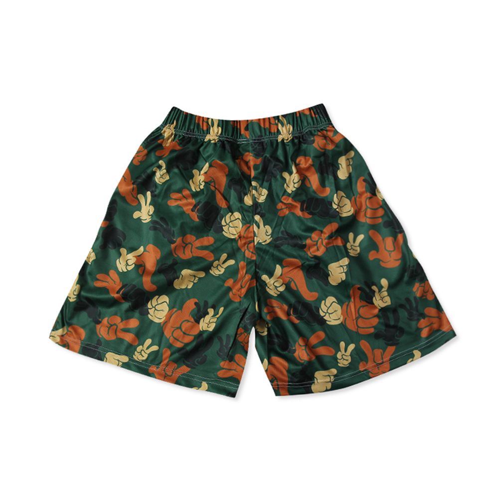 Original Men’s screen printed graphics elastic waist shorts with pockets