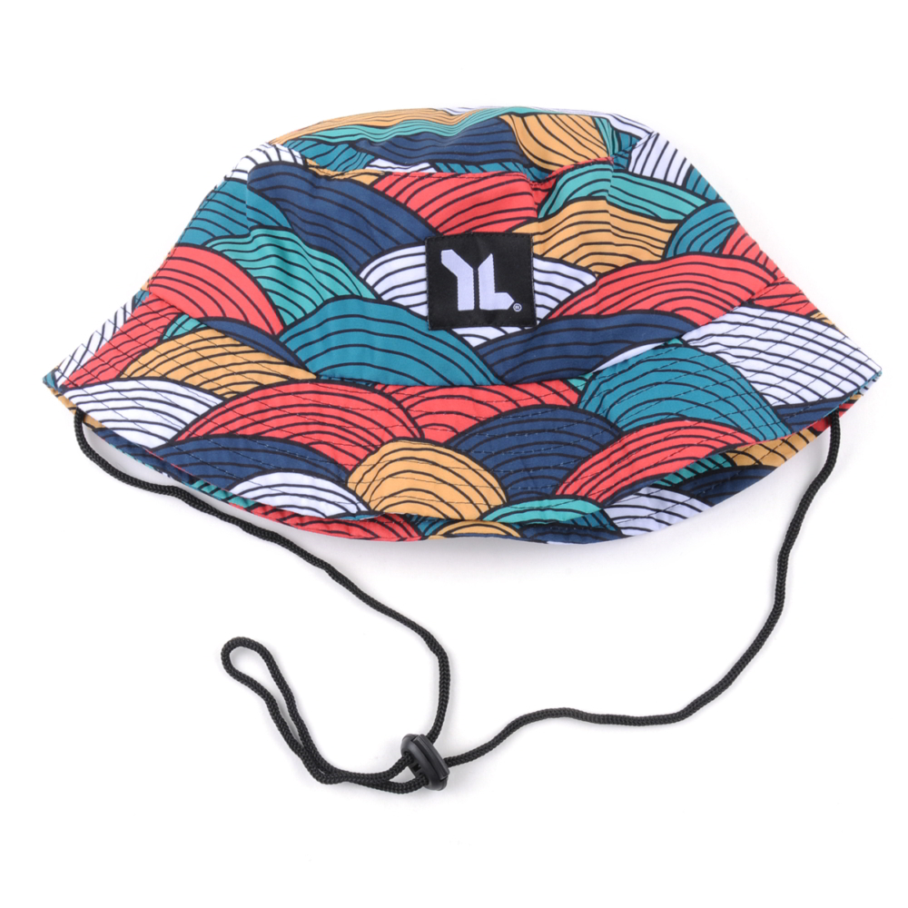 adjustable summer printing fabric bucket hat