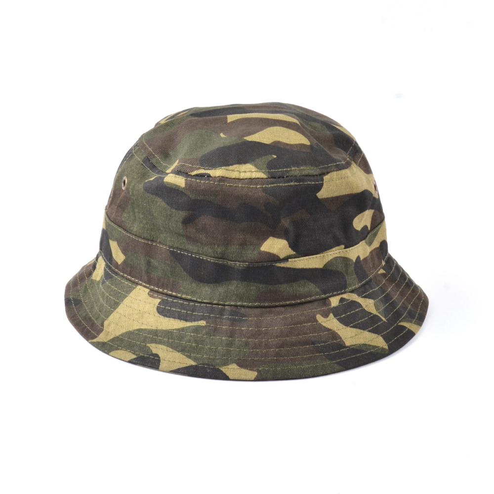 design logo camo bucket hats custom