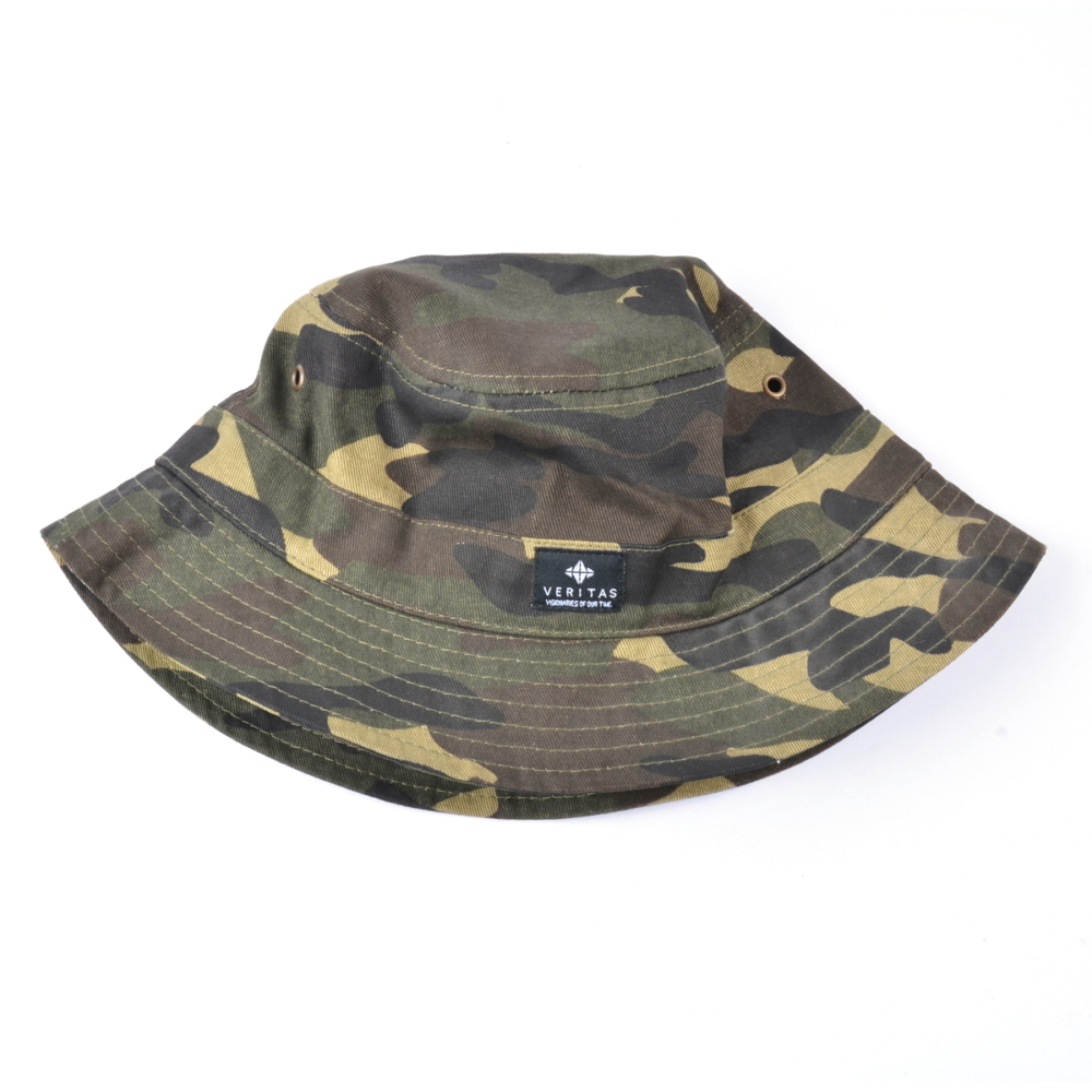 design logo camo bucket hats custom