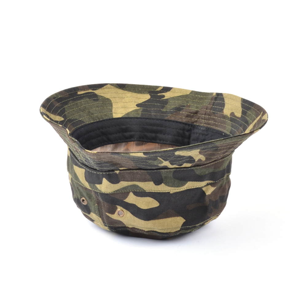 design logo camo bucket hats custom