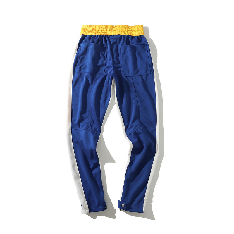 high street vintage pants in contrasting colors with zipper inside