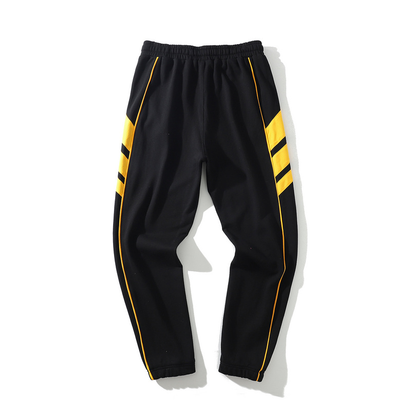 men’s casual contrast colors sport ankle banded sweatpants