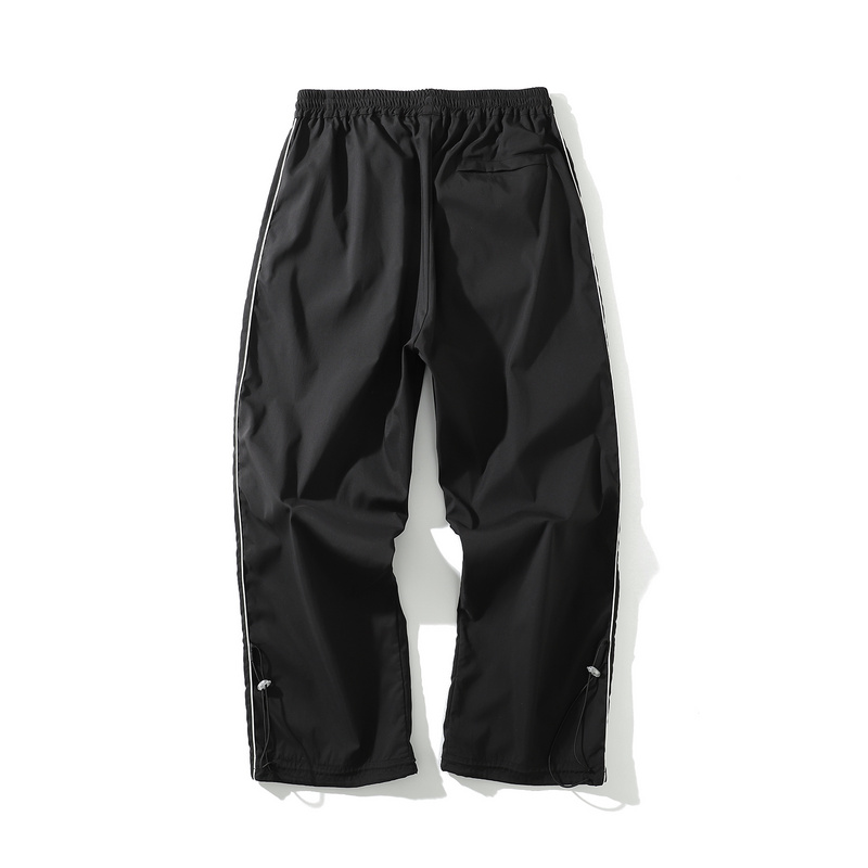 men’s cotton loose fit button sport sweatpants