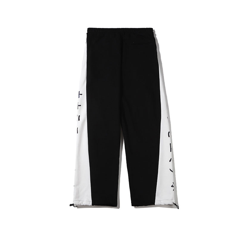 Japanese style casual loose pants with Japanese characters printing