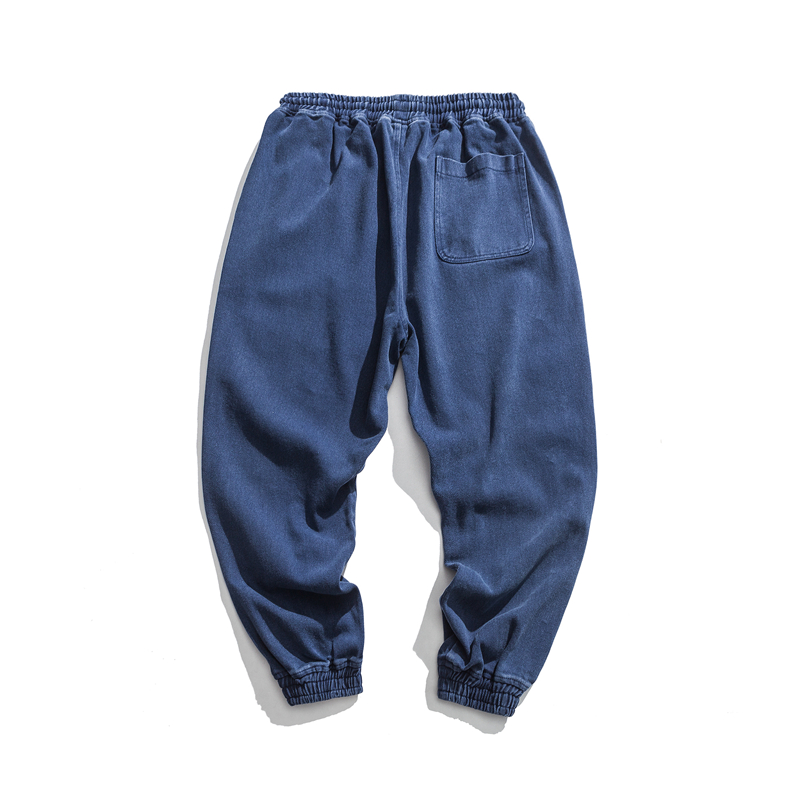 solid loose hip hop men’s pants in fall and winter