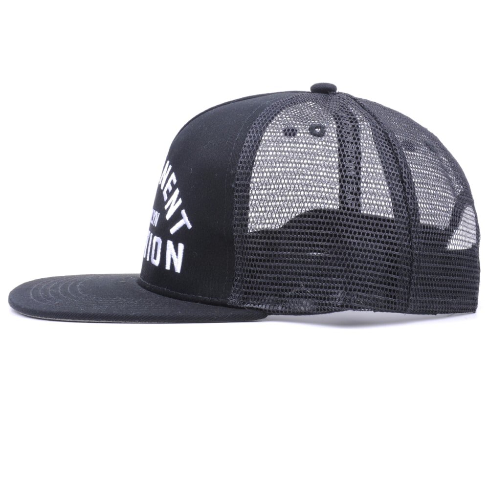 flat brim snapback trucker caps black mesh hats