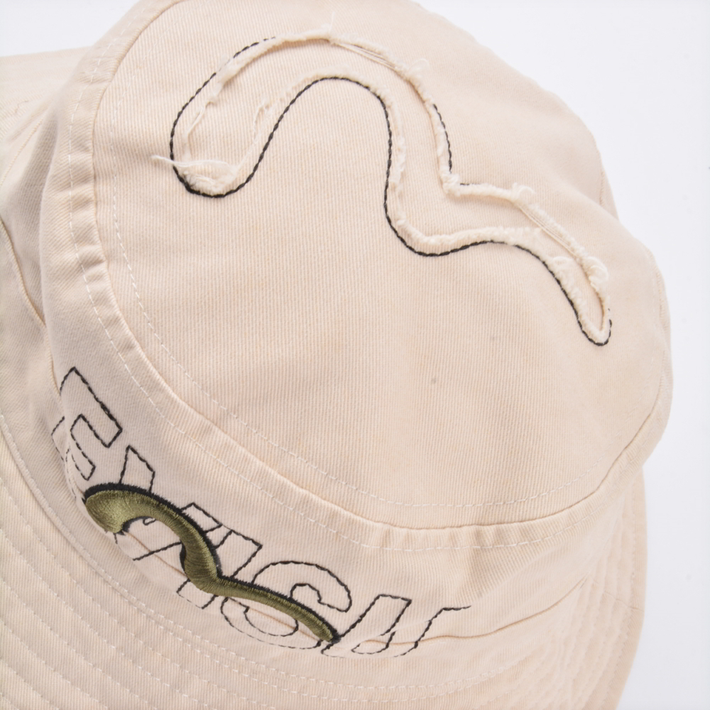 embroidery piping bucket hats custom