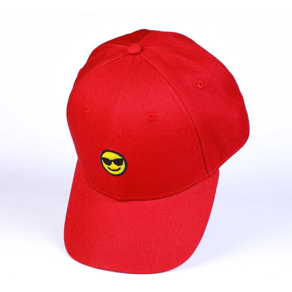 plain logo red cotton sports baseball caps design logo