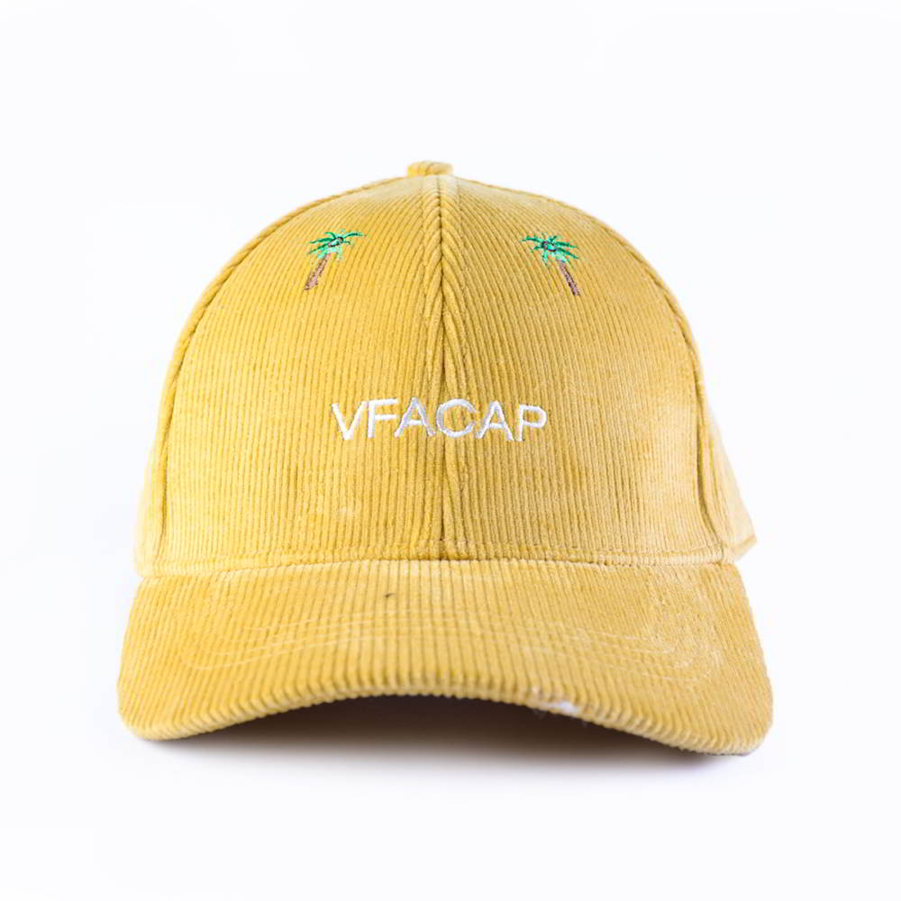 embroidery logo 6 panels sports corduroy baseball caps