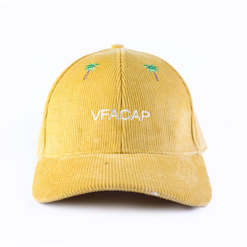 >corduroy baseball caps plain letters logo vfa hats