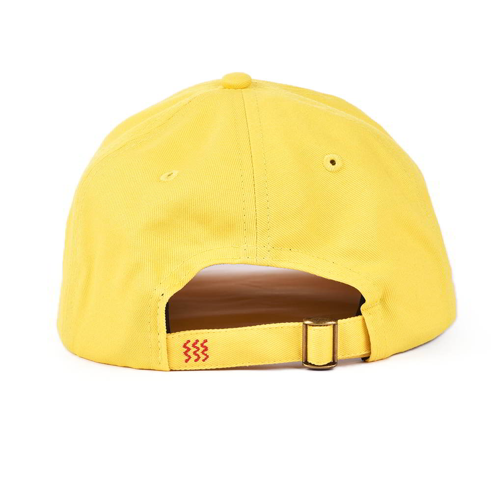 plain logo yellow sports dad hats custom