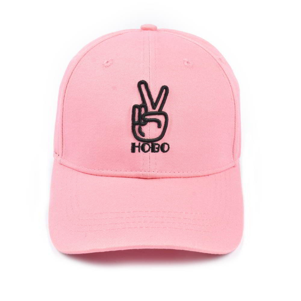 >plain embroidery pink women baseball sports hats