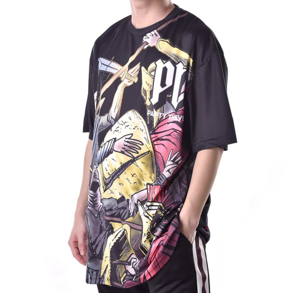 printed fashion hip hop mens t-shirt custom