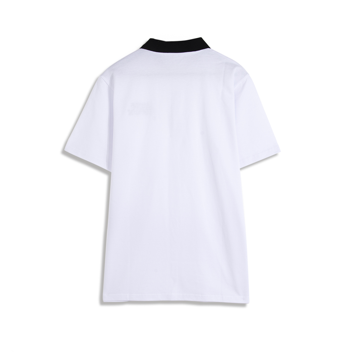 Man’s plain color cotton classic short polo shirt