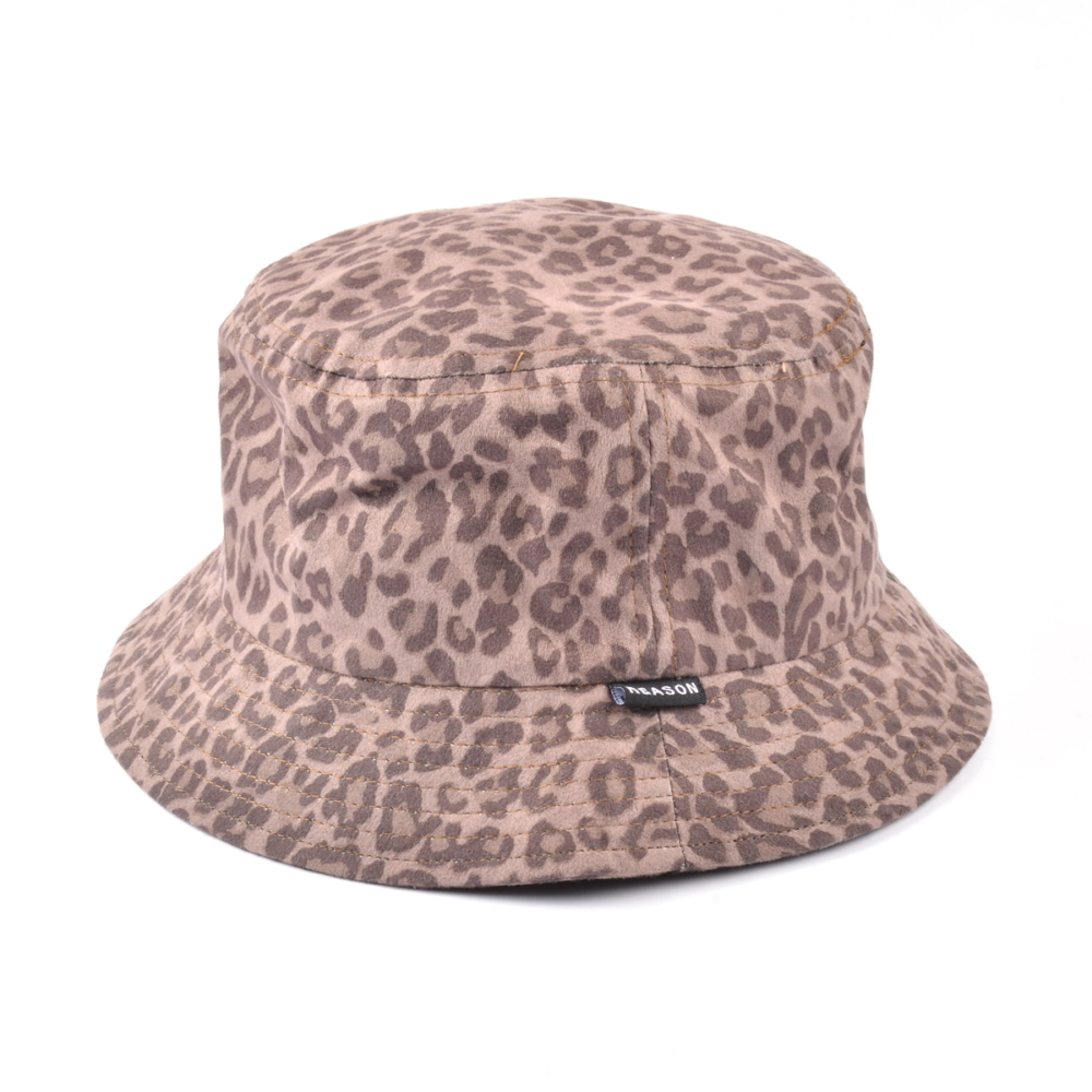 leopard bucket hats design logo custom