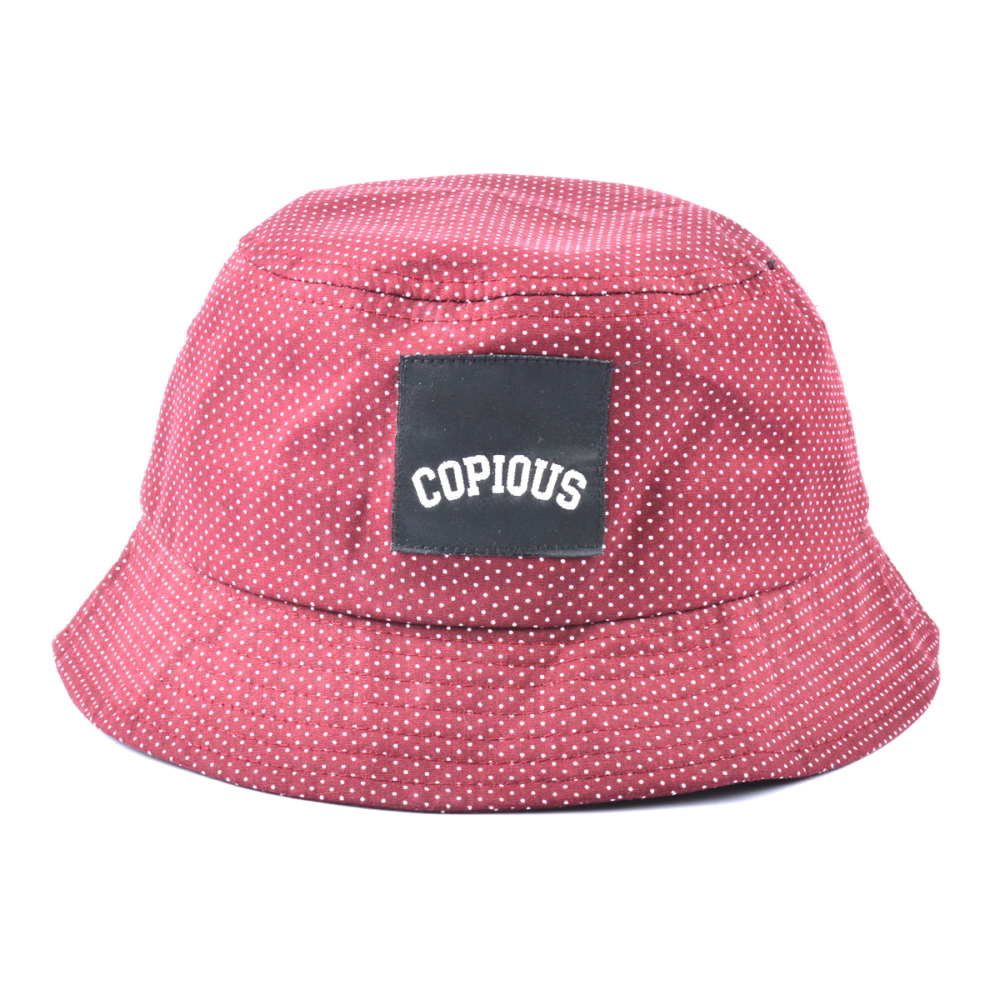 >applique logo plain bucket hats custom