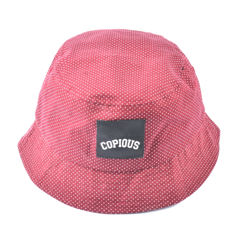 applique logo plain bucket hats custom