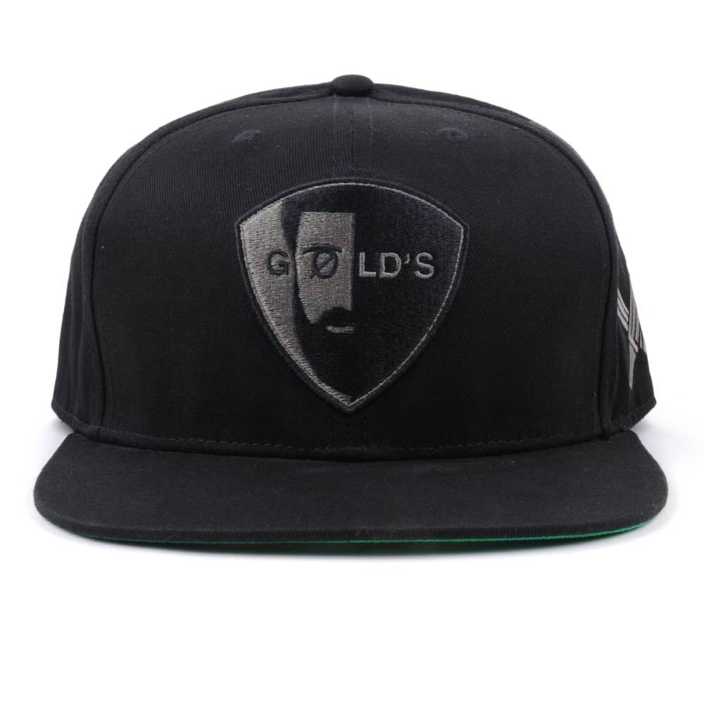 flat embroidery black snapback hats on sales