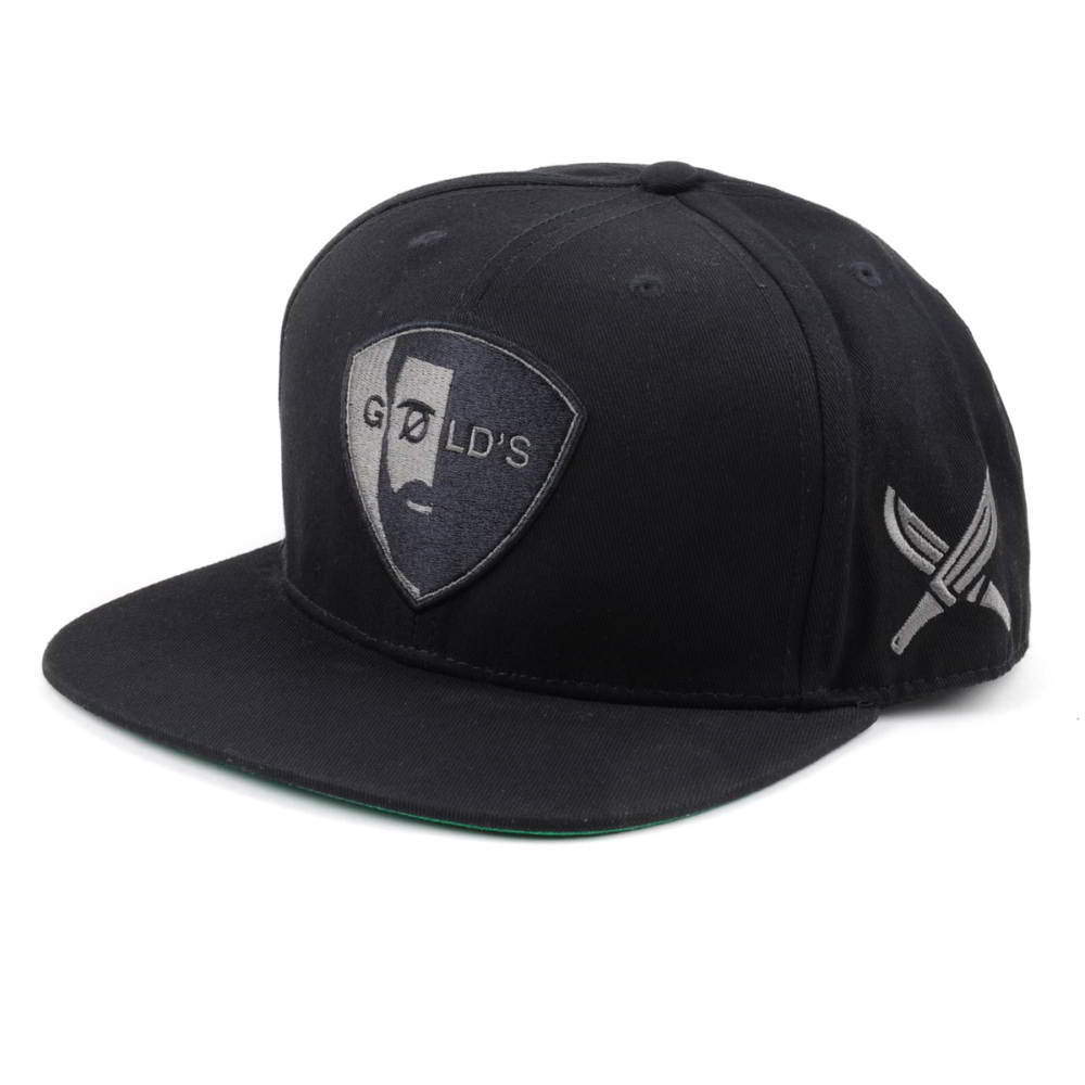 flat embroidery black snapback hats on sales