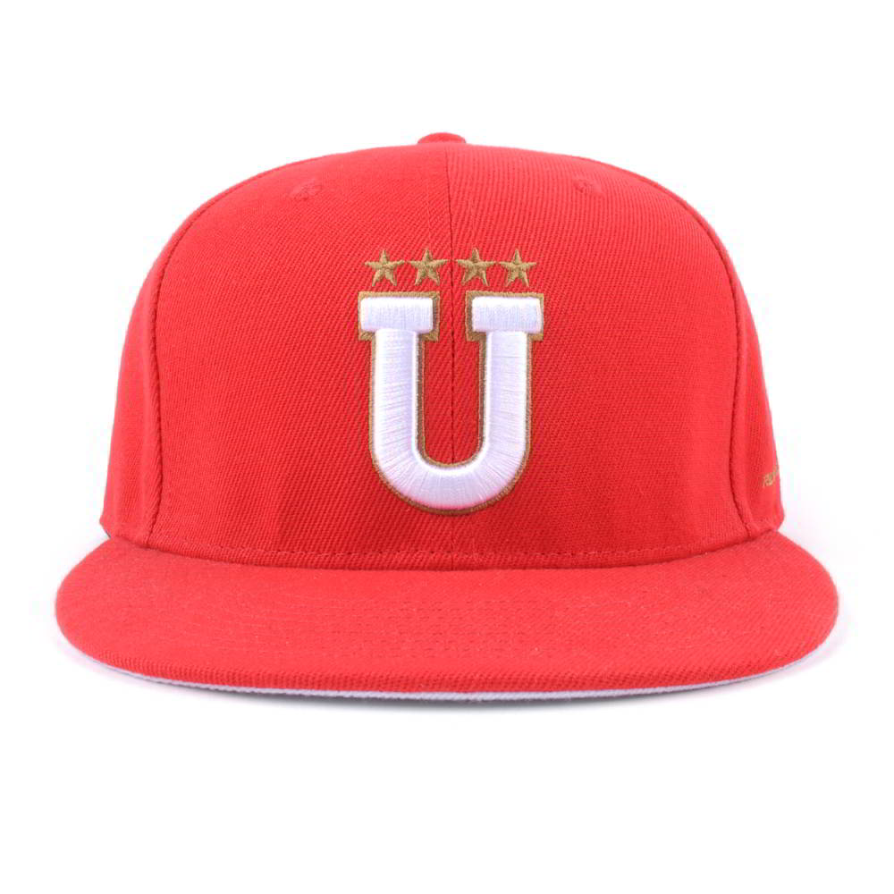 >3d embroidery red flat brim snapback caps