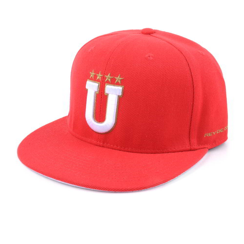 3d embroidery red flat brim snapback caps