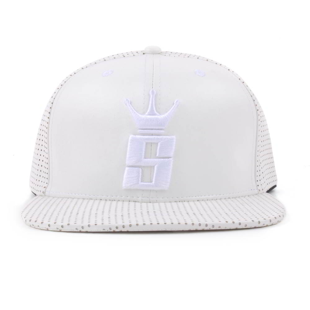 >3d embroidery white snapback mesh caps