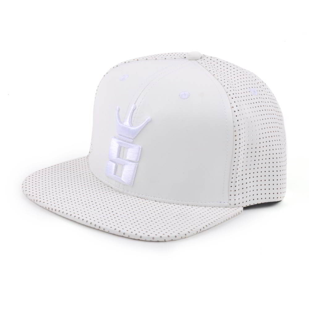 3d embroidery white snapback mesh caps