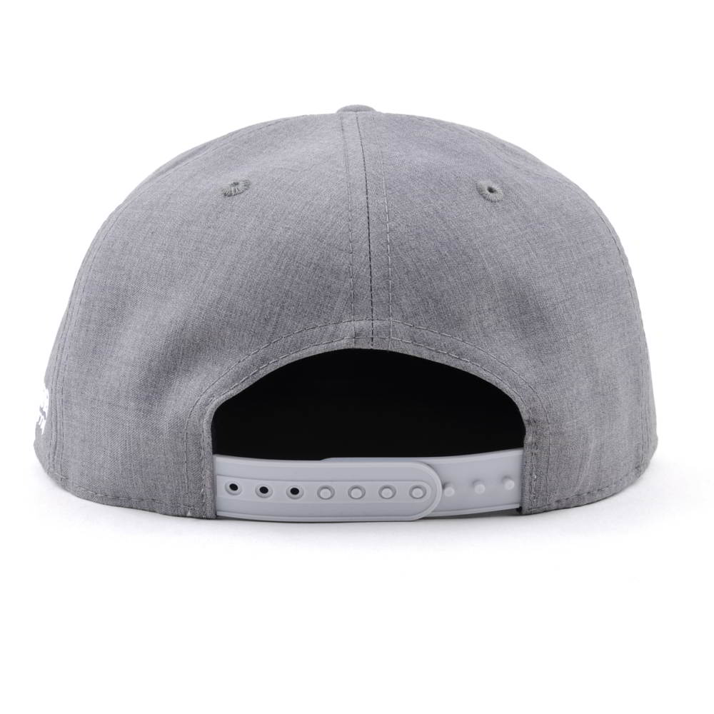 flat embroidery gray snapback caps custom