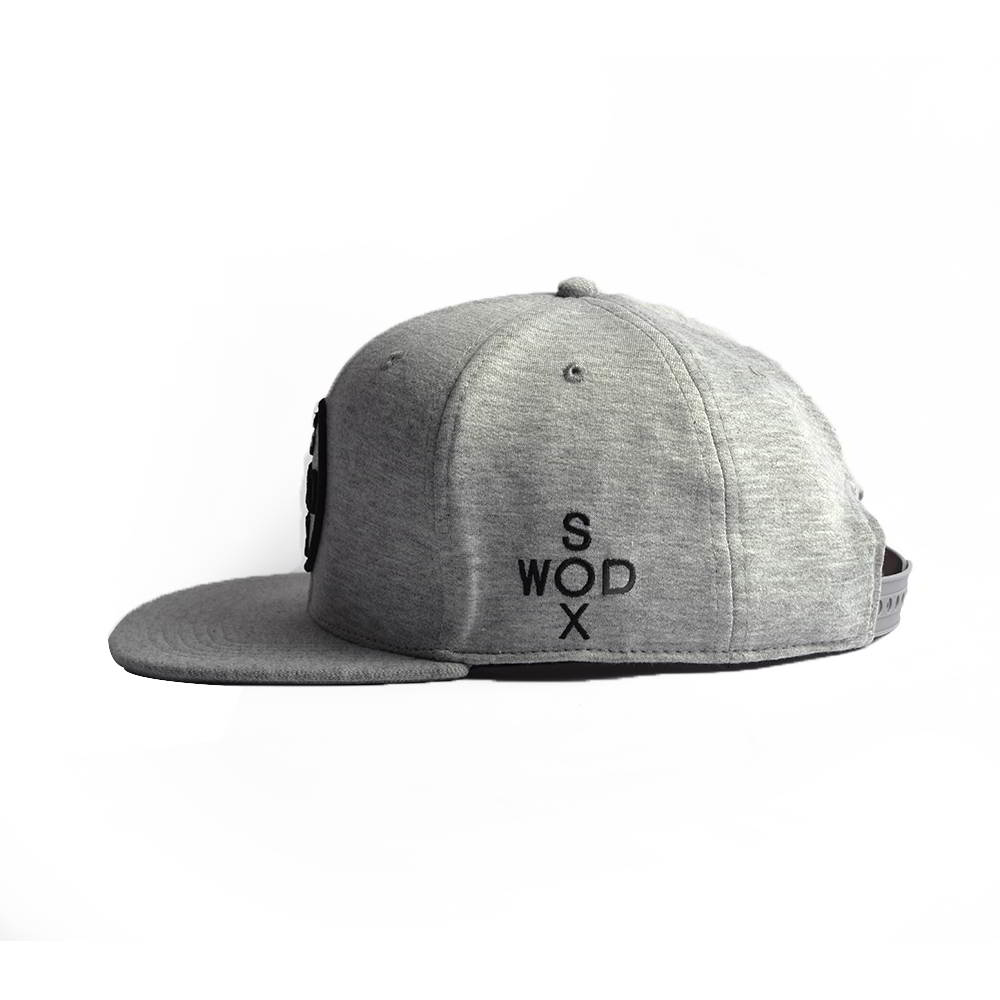 3d embroidery letters logo gray snapback hats