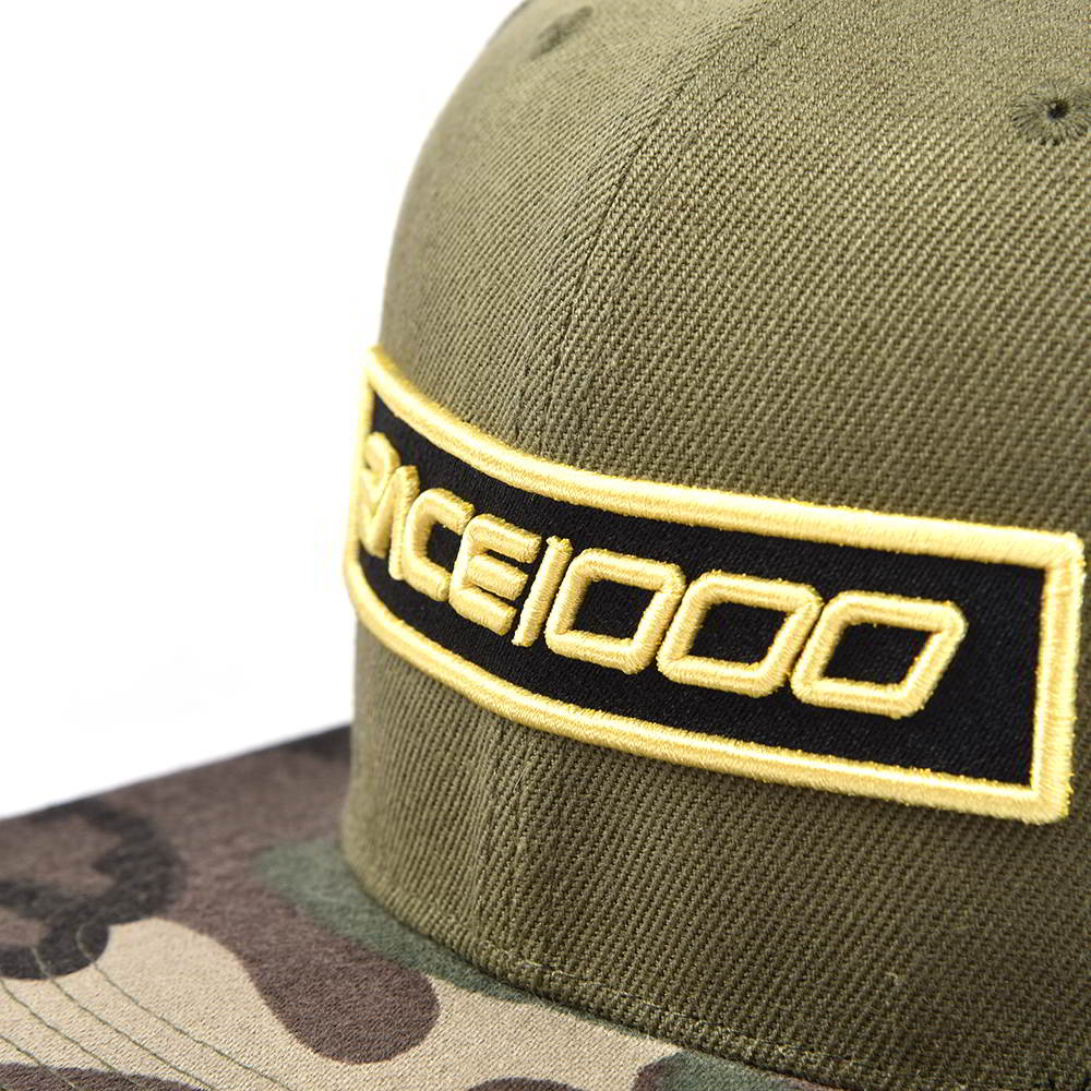 camouflage brim embroidery patch plain snapback hats