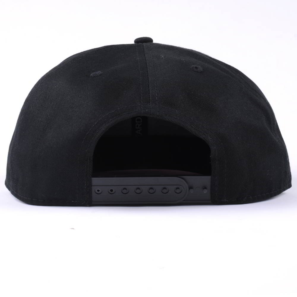 black 3d embroidery flat brim snapback hats