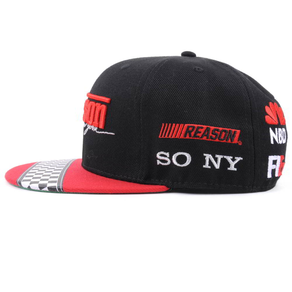 3d embroidery flat brim snapback hats