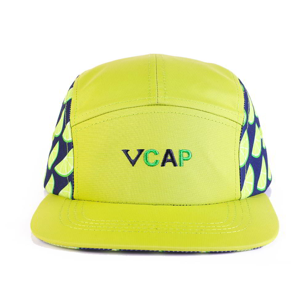 vfa embroidery logo printing 5 panels caps