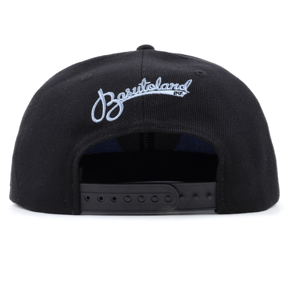 flat brim embroidery two tone snapback caps