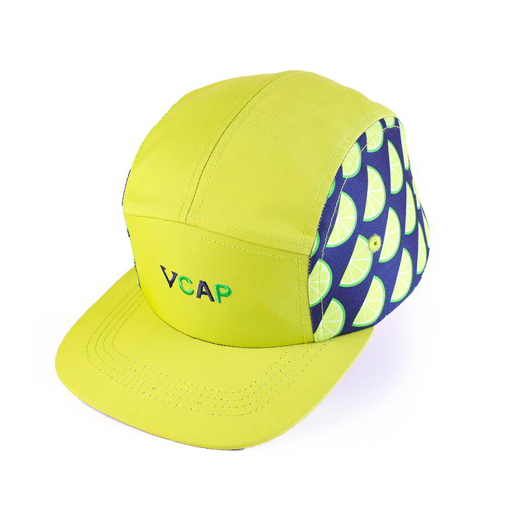 vfa embroidery logo printing 5 panels caps