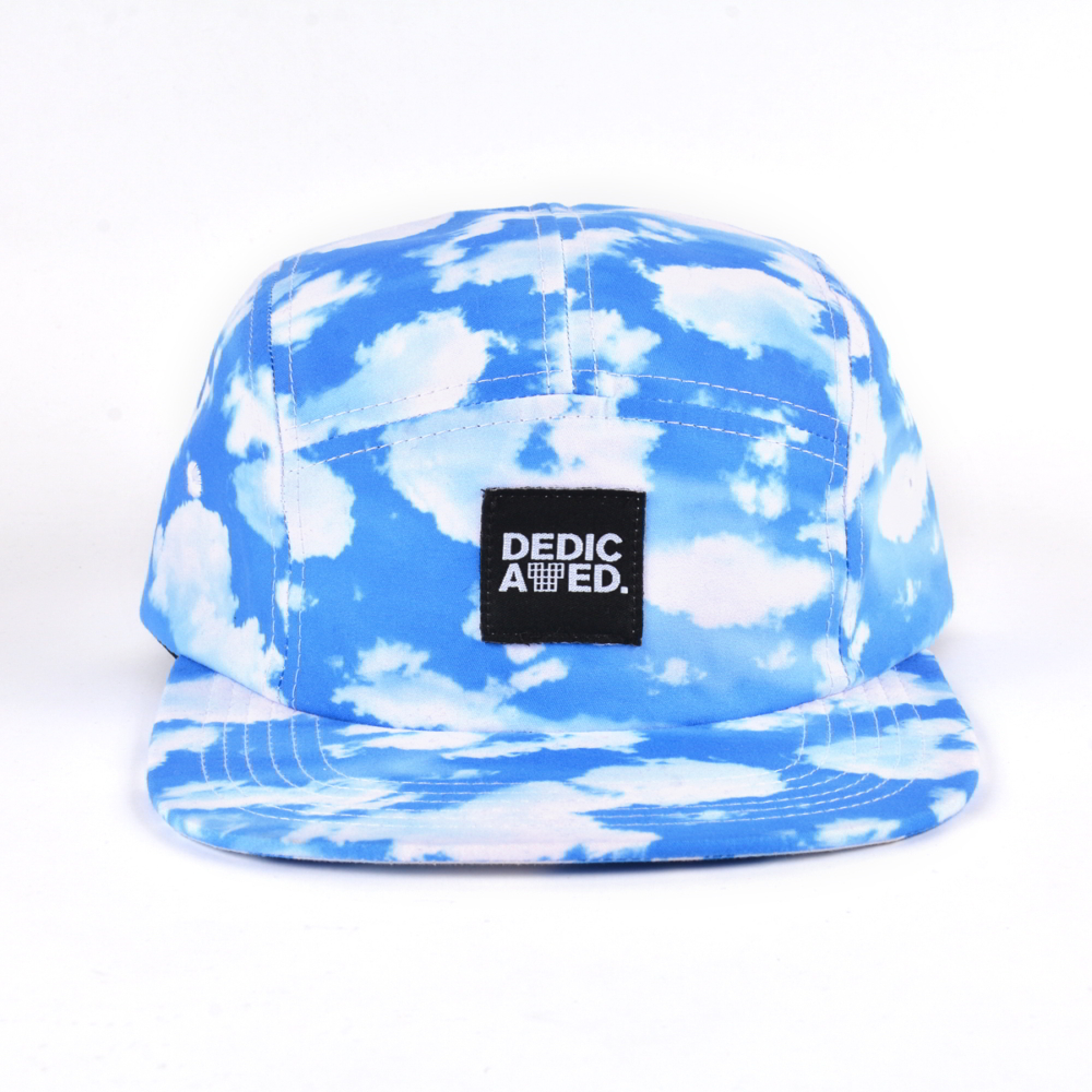 printing fabric 5 panels hats on sale