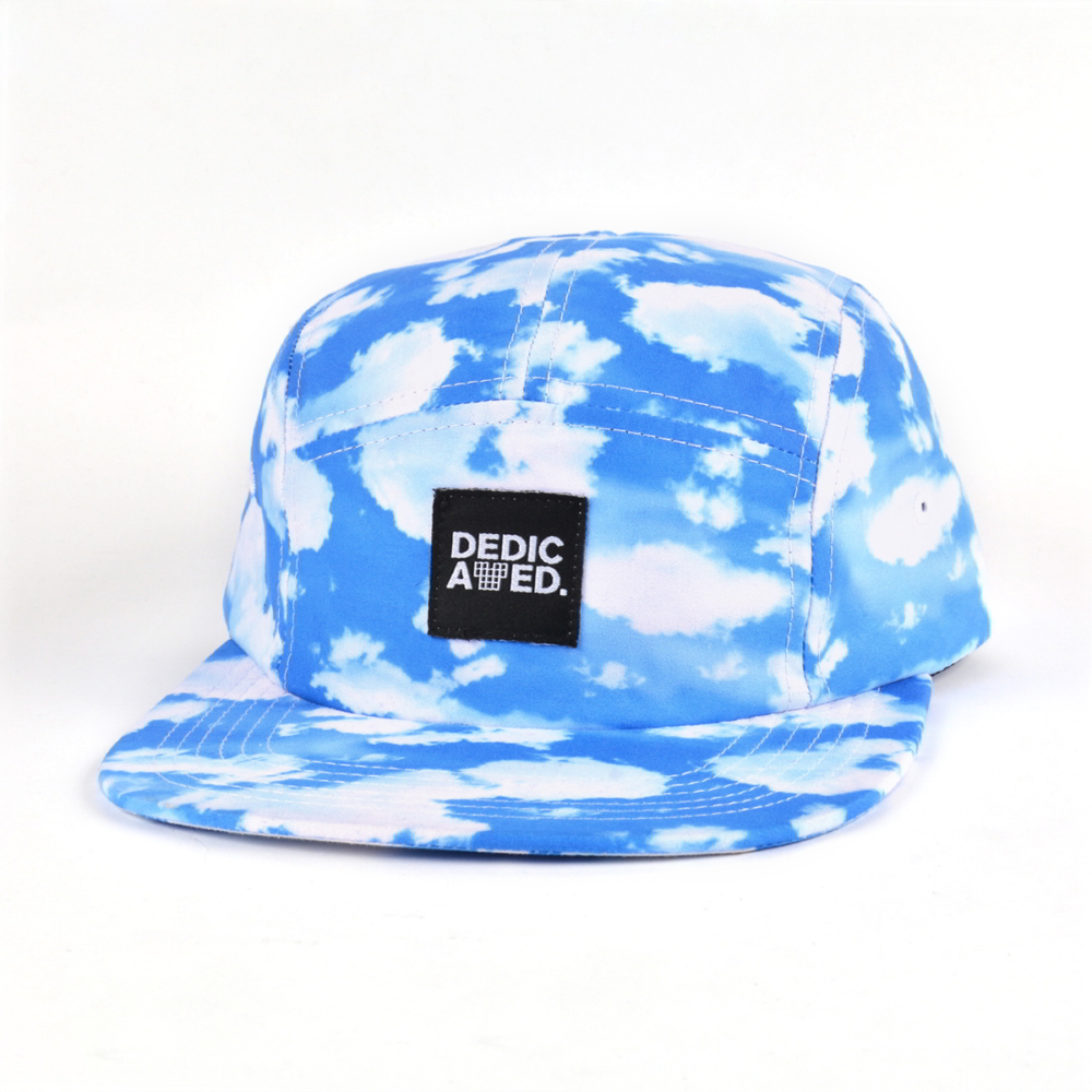 printing fabric 5 panels hats on sale