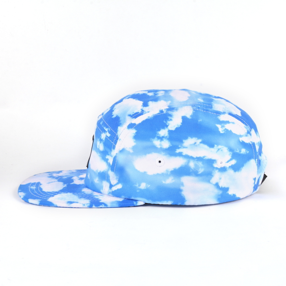 printing fabric 5 panels hats on sale